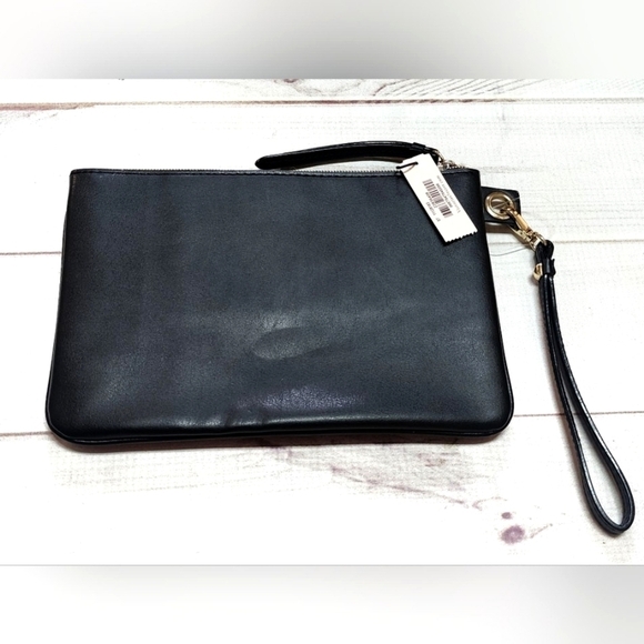 Victoria's Secret Black Studded Wristlet Wallet Limited Edition - New With Tags - Picture 2 of 7